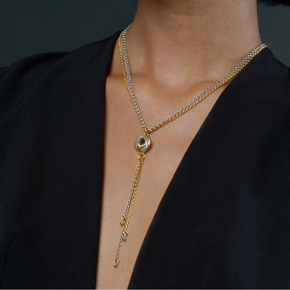 Fine Mini Algerian Loveknot Necklace - James Bond Necklace - Picture 2 of 6